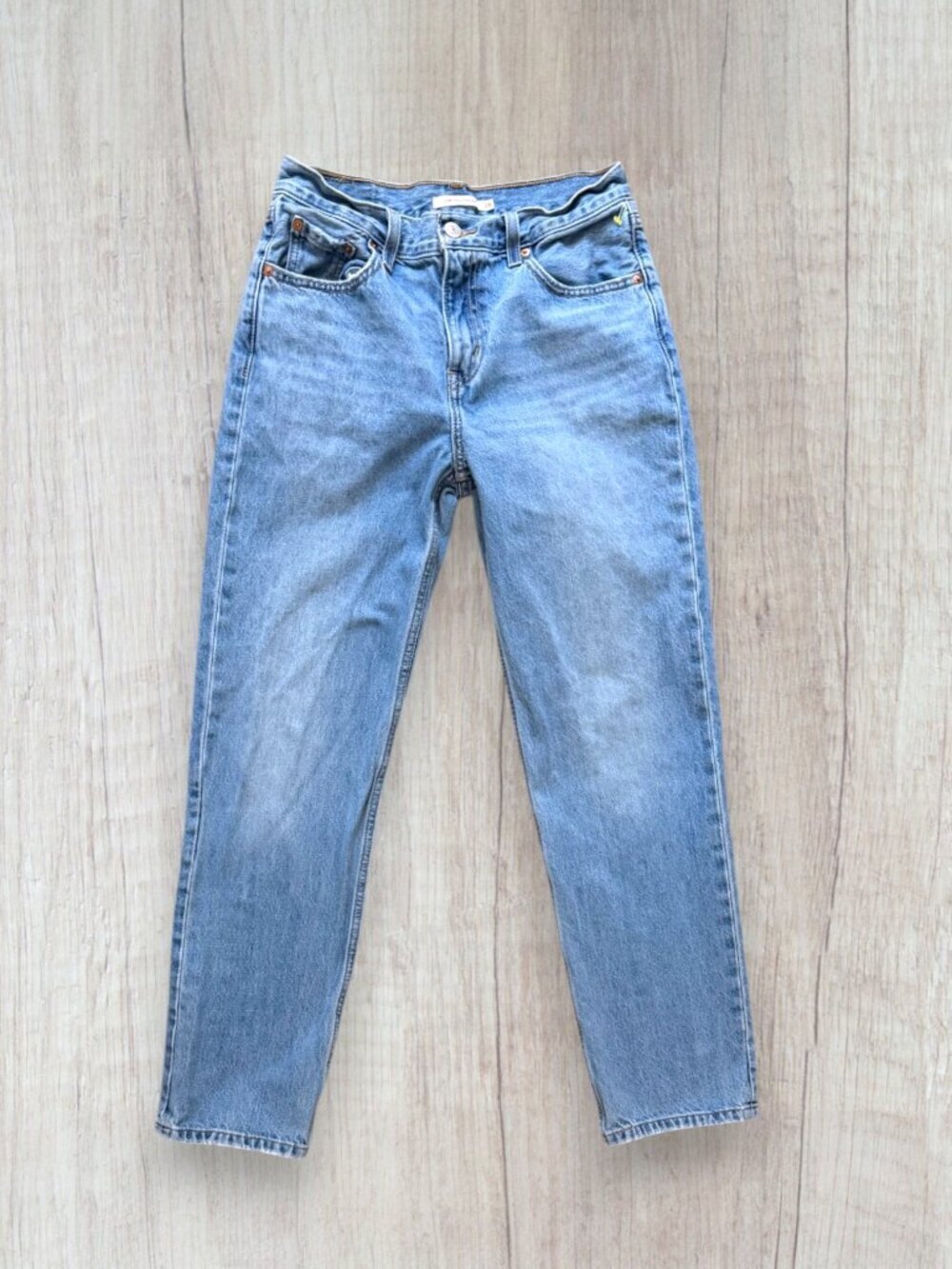 Levis Low Pro Straight Jeans W26 Light Wash Wedgie Fit Vintage Denim Classic Fit